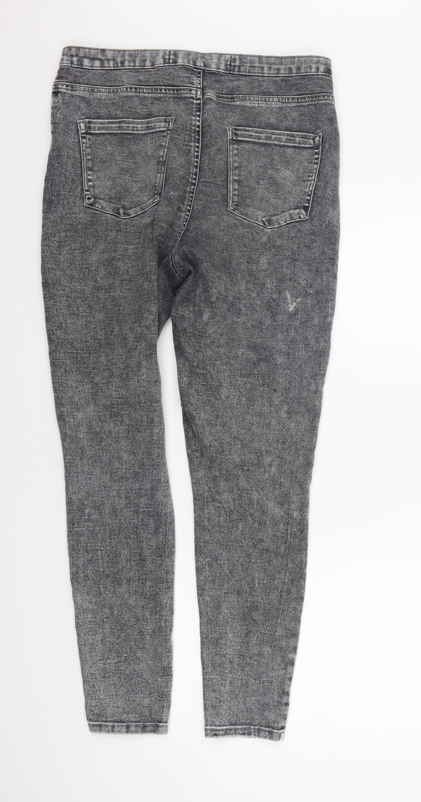 deniem co Womens Grey   Jegging Jeans Size 16 L28 in