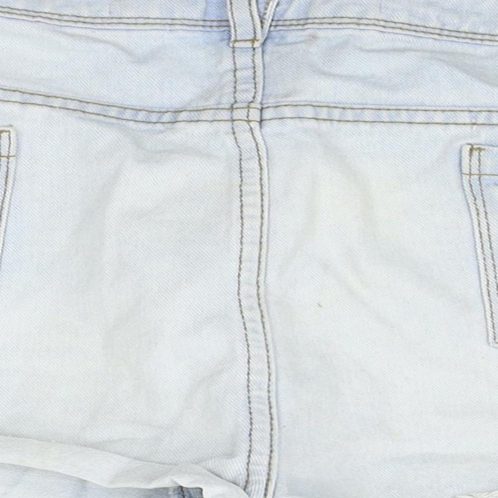 Denim & Co. Womens Blue   Hot Pants Shorts Size 16