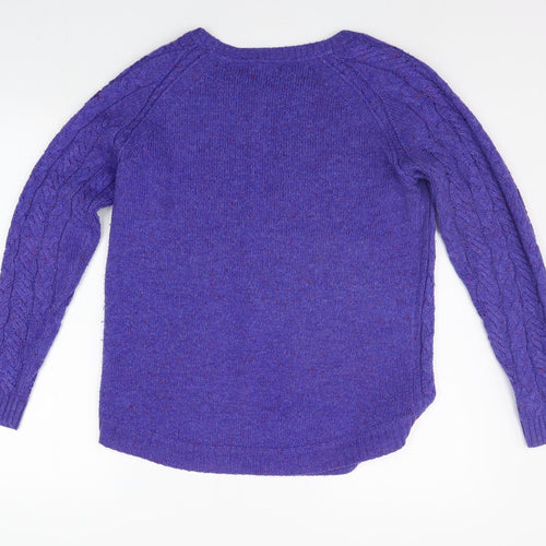 BONMARCHE Womens Purple   Pullover Jumper Size XS