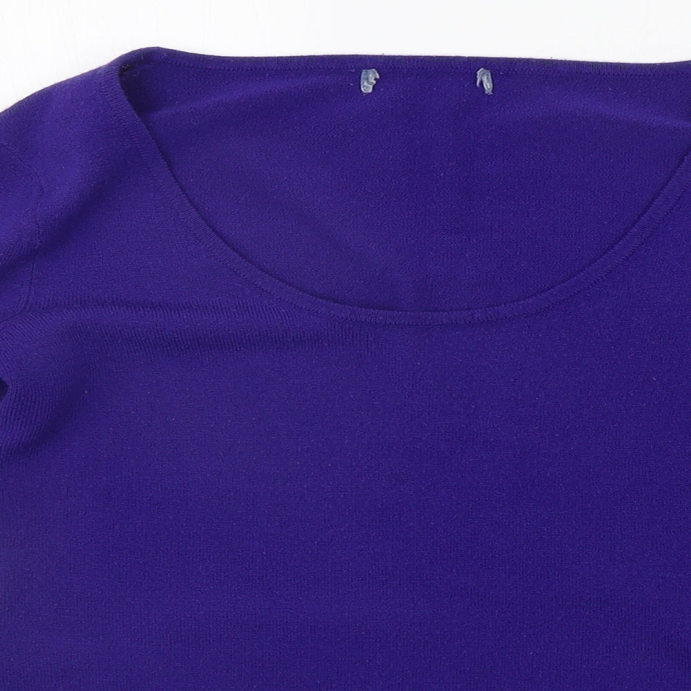 eVIE Womens Purple   Pullover Jumper Size 10