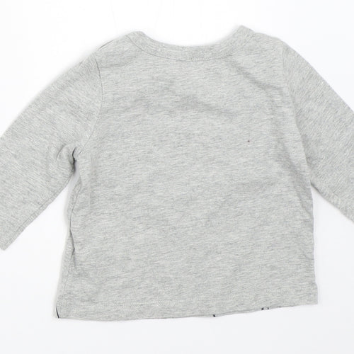 Gap Boys Grey   Basic T-Shirt Size 3-6 Months