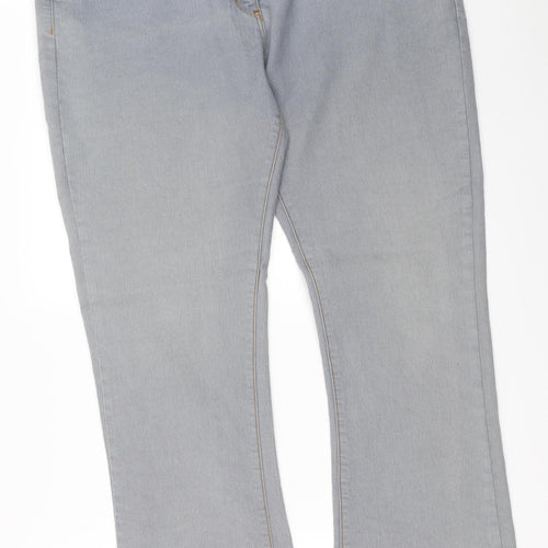 Cotton Traders Womens Grey   Bootcut Jeans Size 20 L31 in