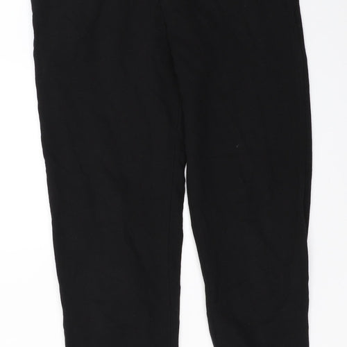 Matalan Boys Black   Jogger Trousers Size 11 Years