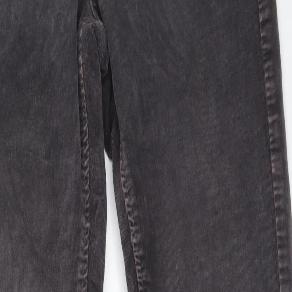 Marks and Spencer Womens Grey  Corduroy Skinny Jeans Size 10 L30 in