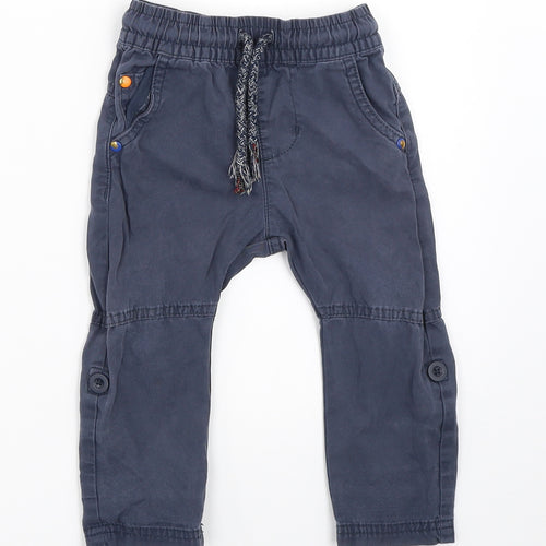 F&F Boys Blue   Capri Trousers Size 12-18 Months
