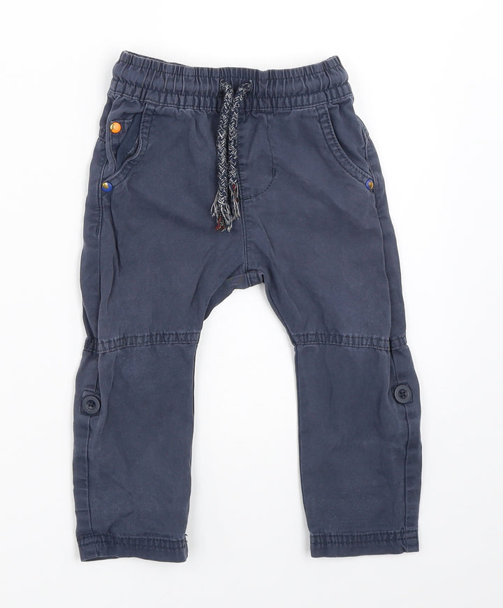 F&F Boys Blue   Capri Trousers Size 12-18 Months