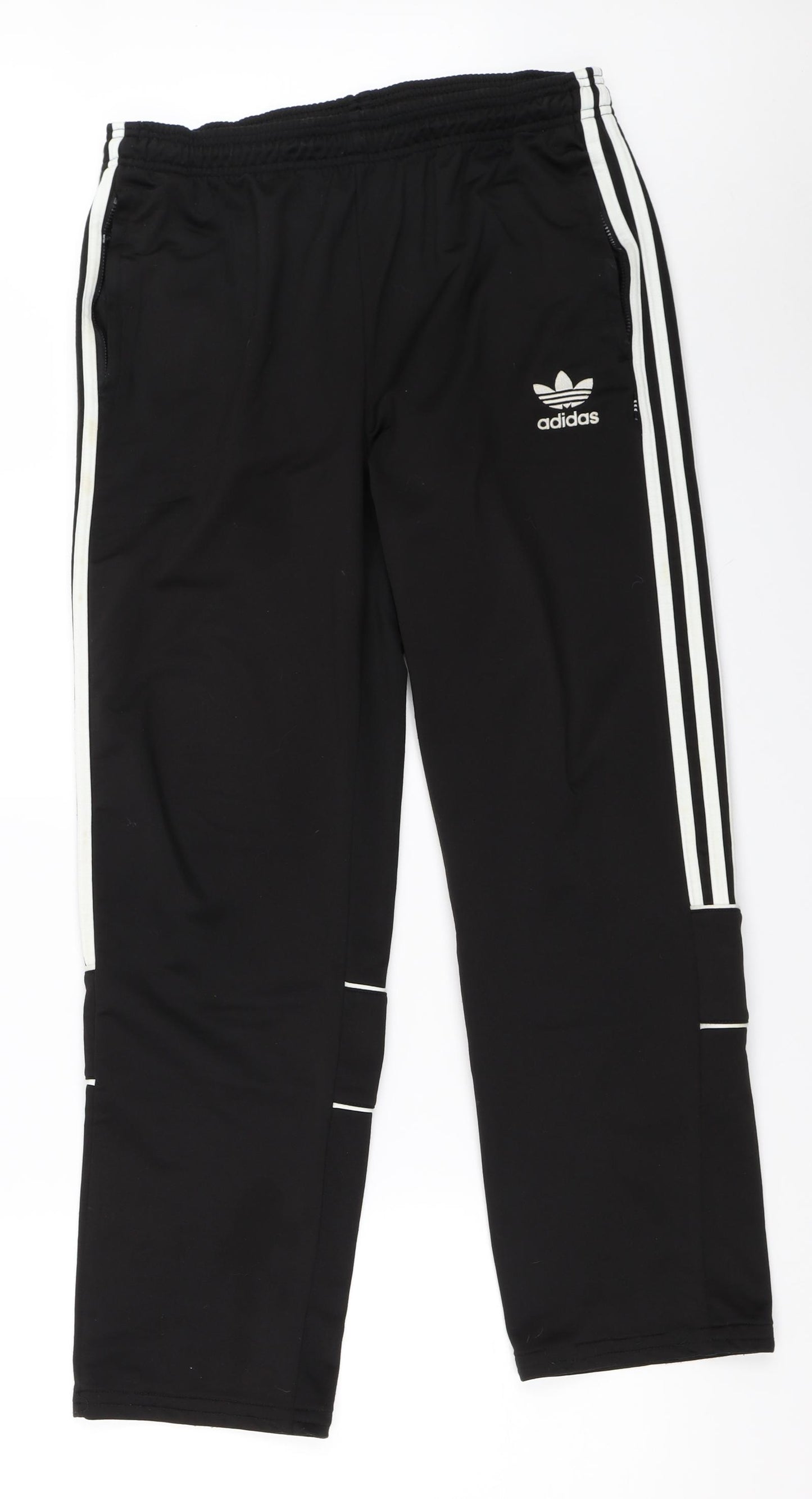 adidas Mens Black   Sweatpants Trousers Size 32 in L28 in