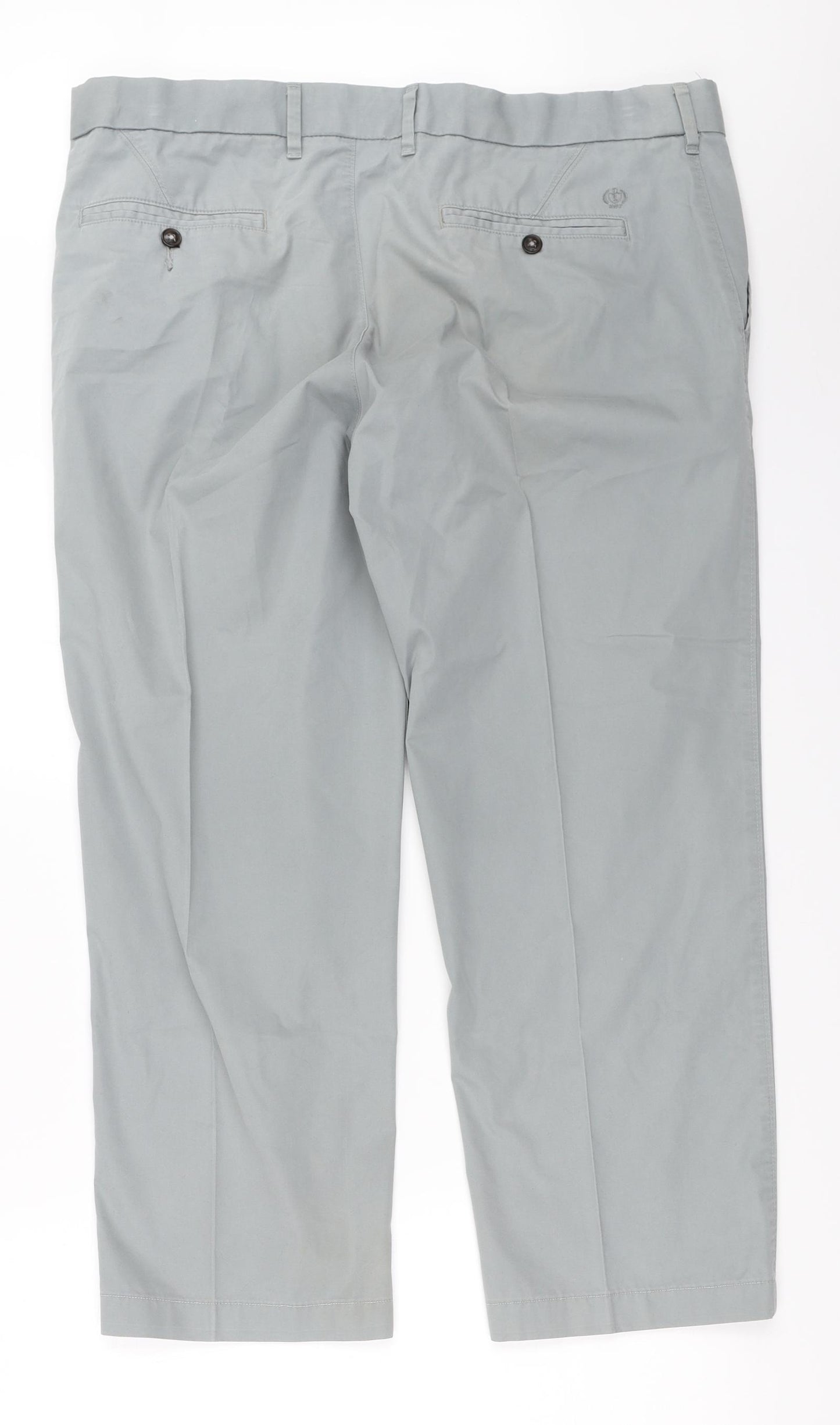 Marks and Spencer Mens Grey   Chino Trousers Size 38 in L29 in