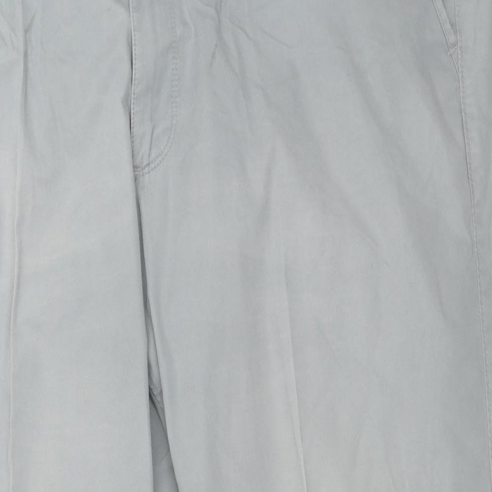 Marks and Spencer Mens Grey   Chino Trousers Size 38 in L29 in