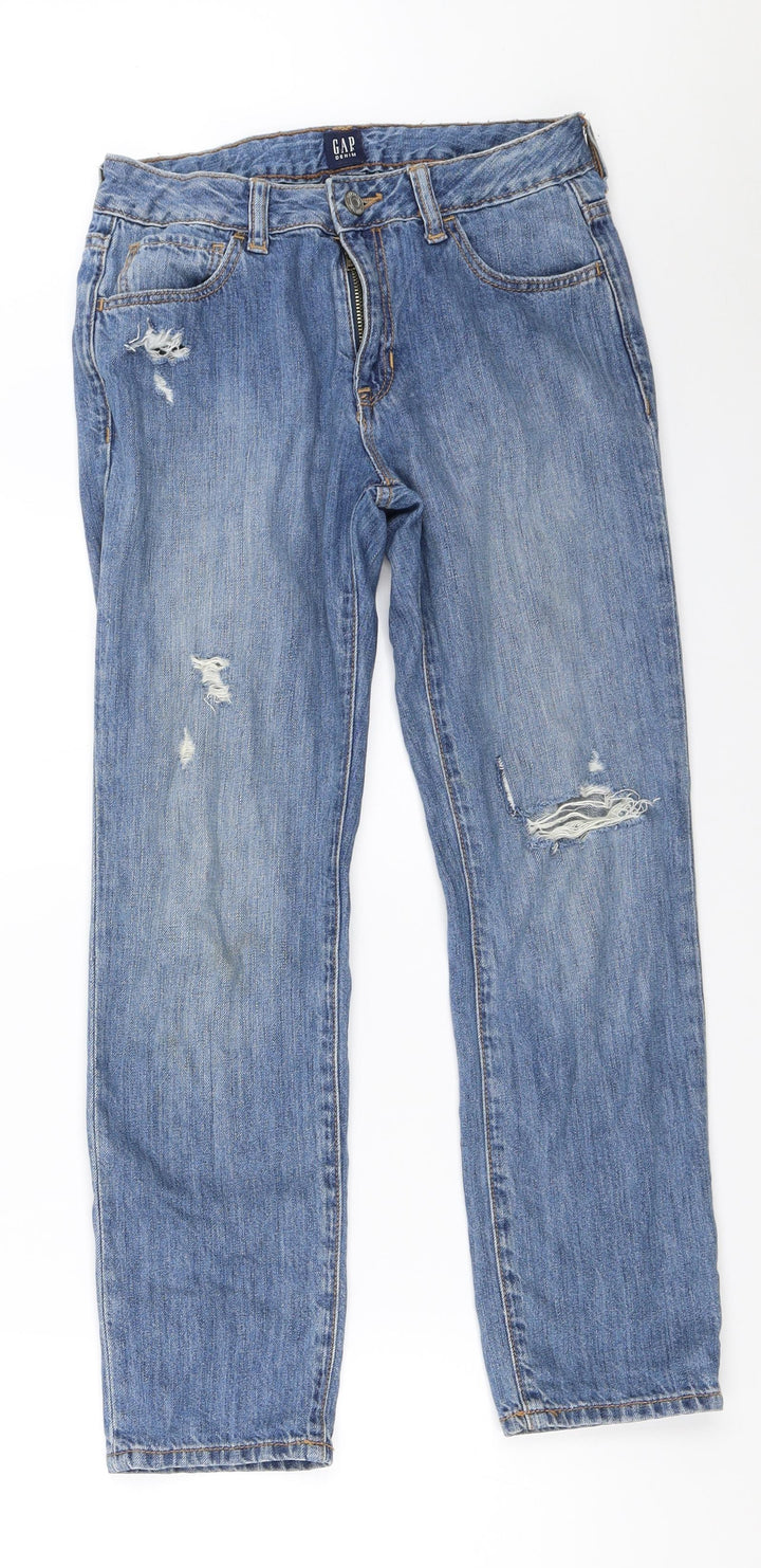 Gap Girls Blue   Straight Jeans Size 12 Years