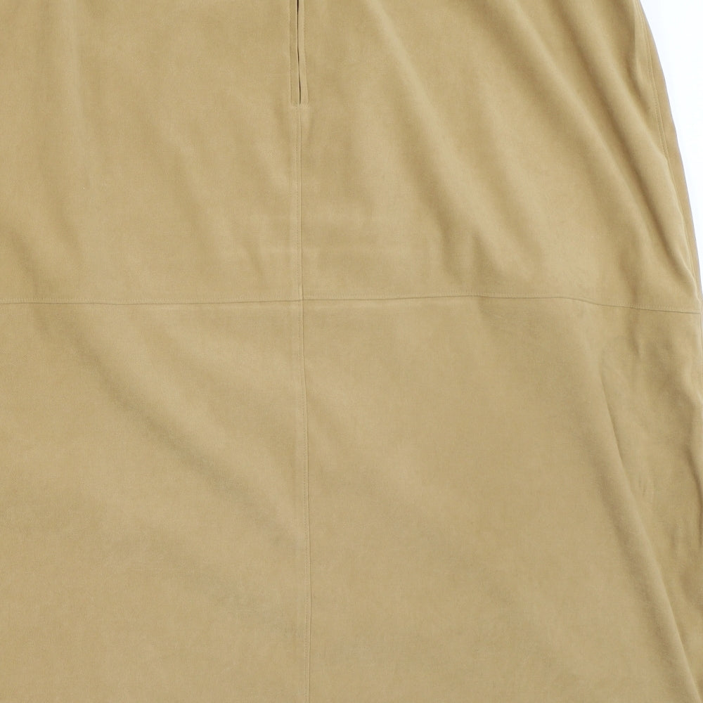 Fashion Extra Womens Beige   Straight & Pencil Skirt Size 24