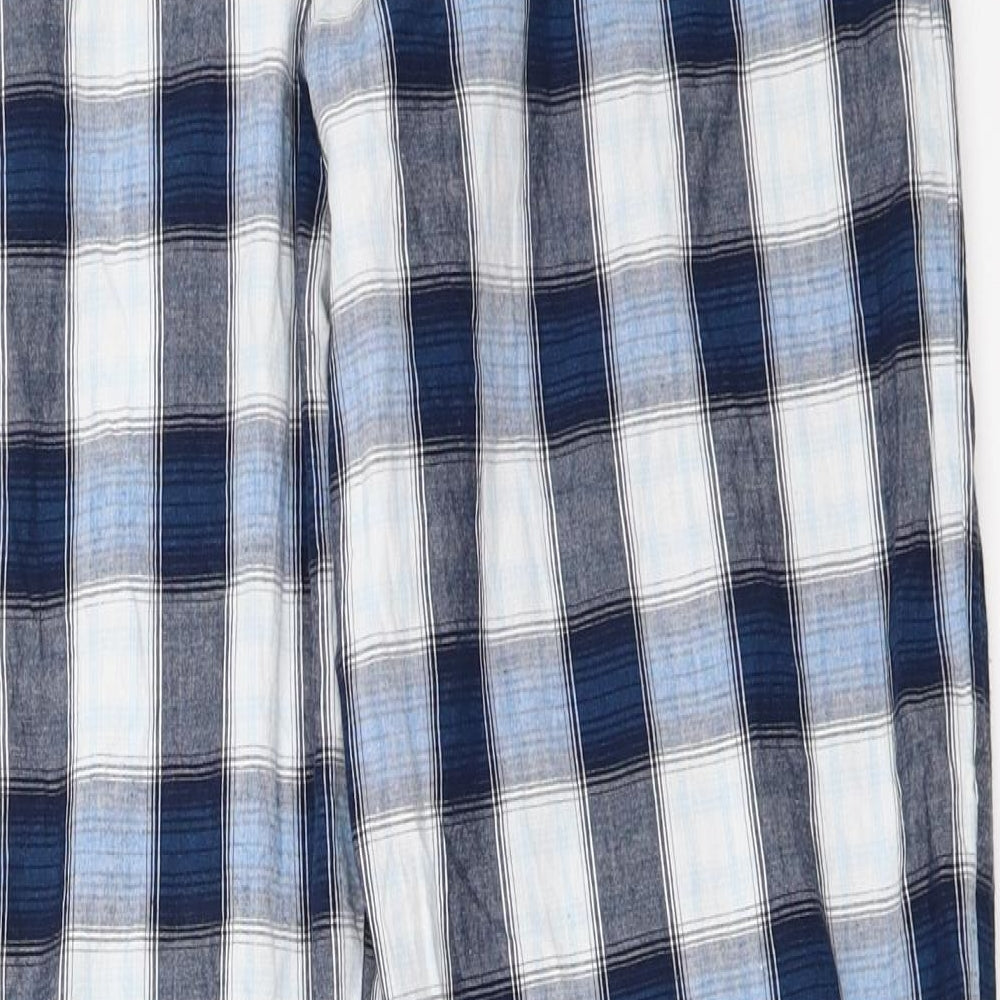 Cedar Wood State Mens Blue Check   Pyjama Pants Size M