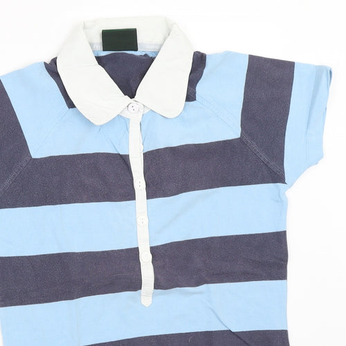 Peak Performance Womens Blue Striped  Basic T-Shirt Size S