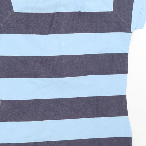 Peak Performance Womens Blue Striped  Basic T-Shirt Size S