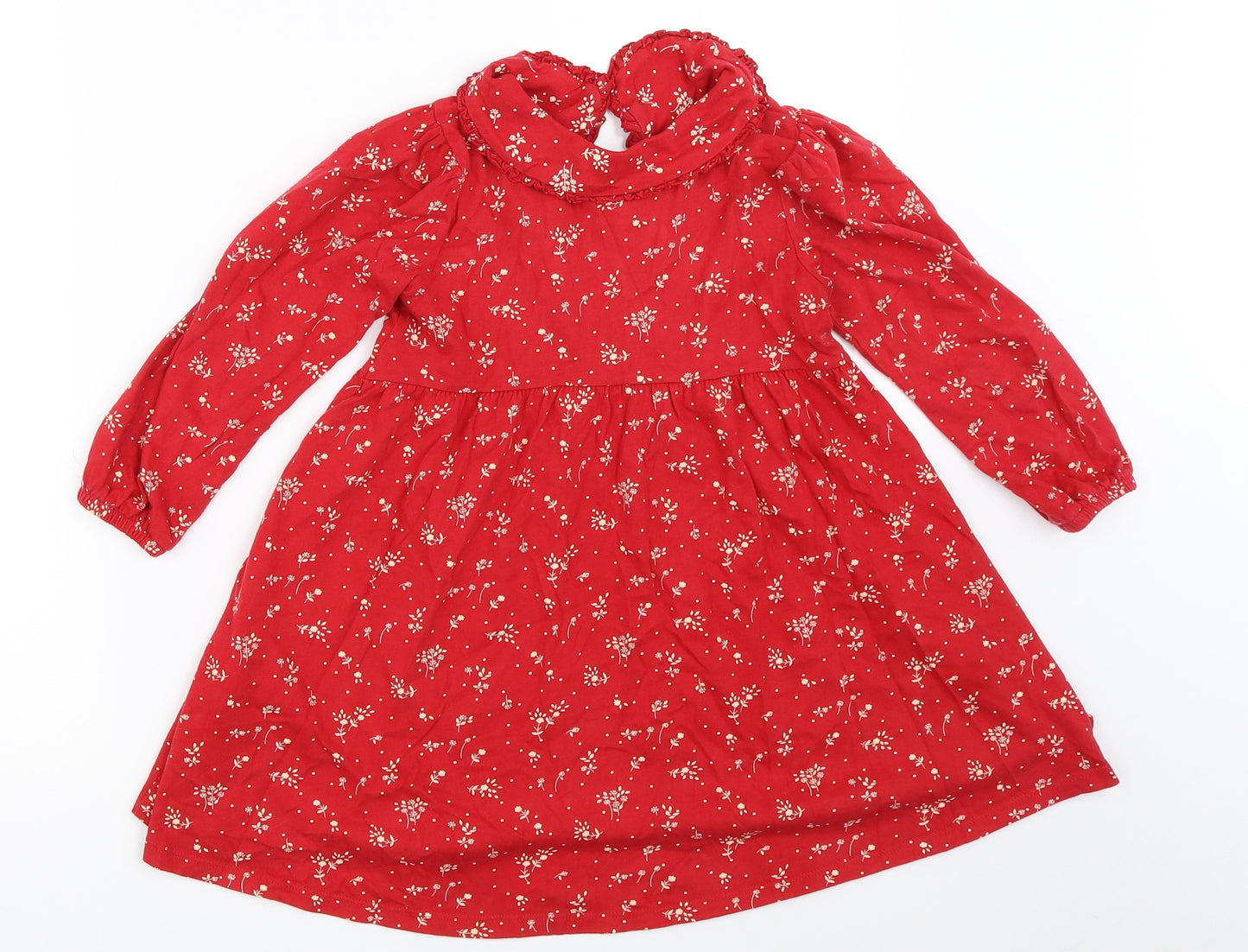 NEXT Girls Red   Fit & Flare  Size 3-4 Years