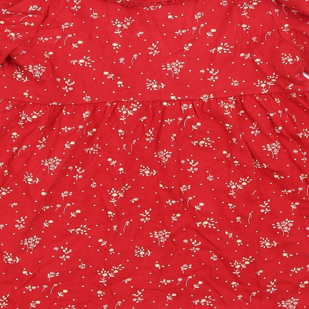NEXT Girls Red   Fit & Flare  Size 3-4 Years
