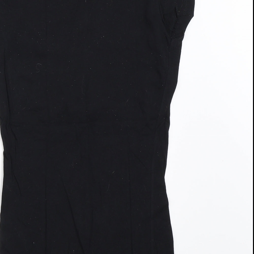 Punkyfish Womens Black   Basic T-Shirt Size XS