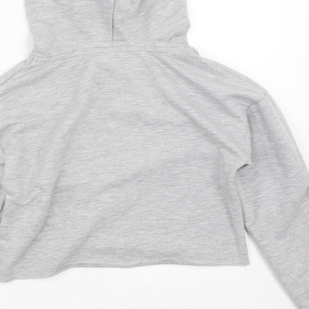 Primark Girls Grey   Pullover Hoodie Size 7-8 Years  - friends