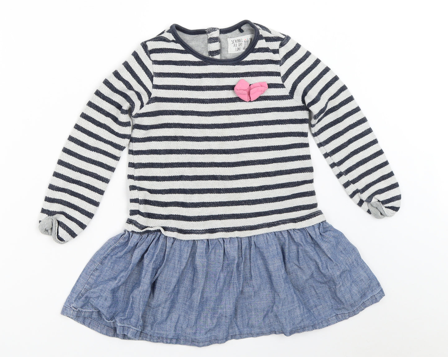 NEXT Girls Blue   Fit & Flare  Size 5-6 Years