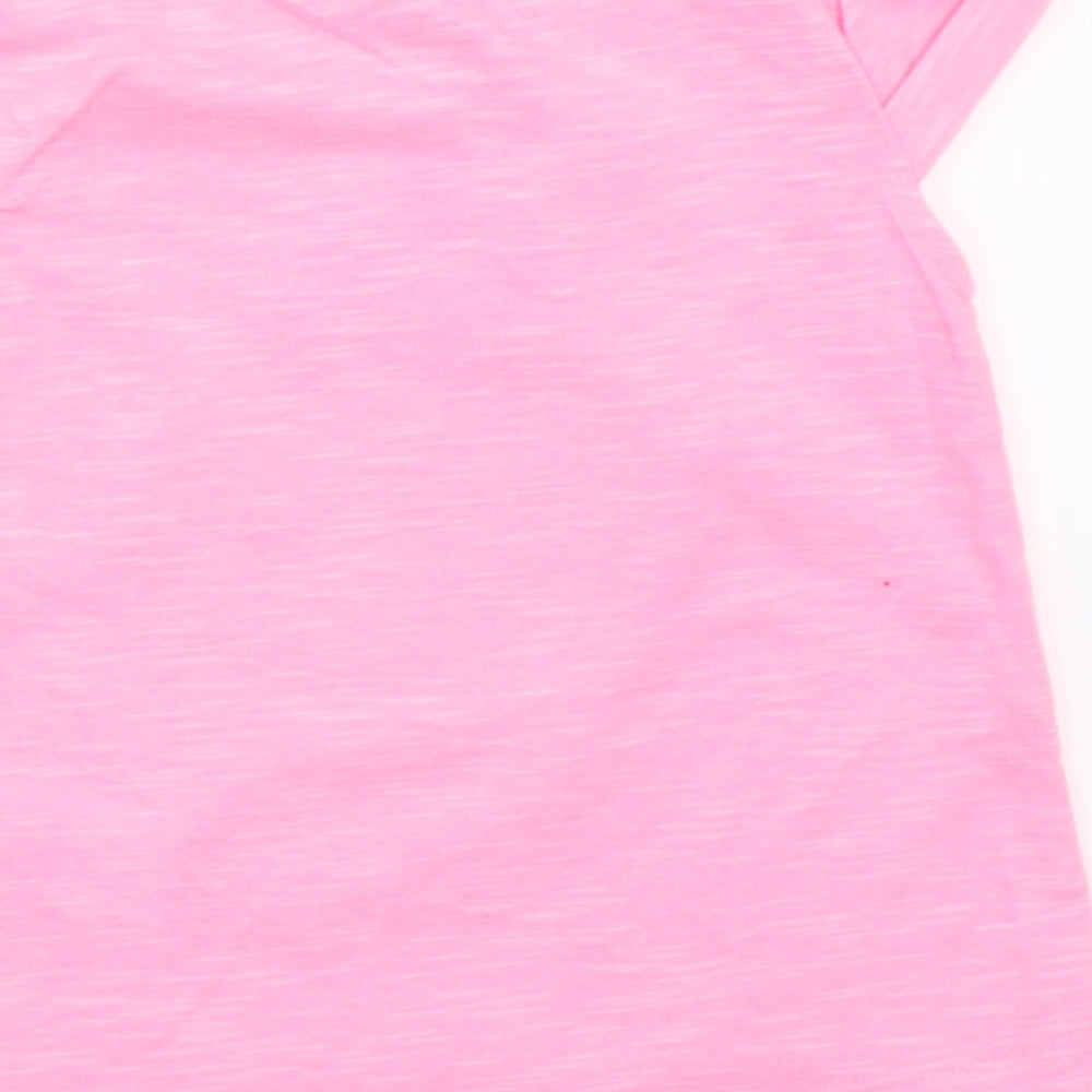 F&F Girls Pink   Basic T-Shirt Size 0-3 Months