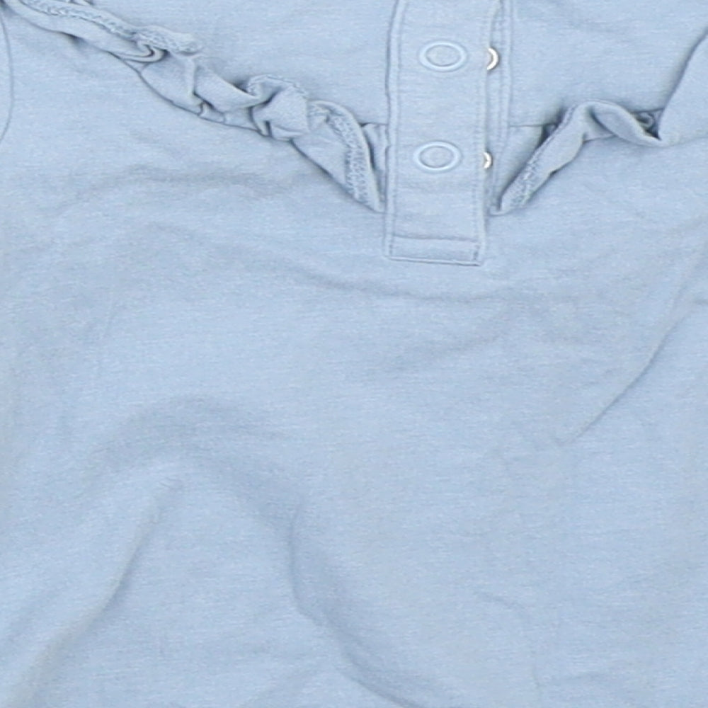 TU Girls Blue   Basic T-Shirt Size 3-6 Months