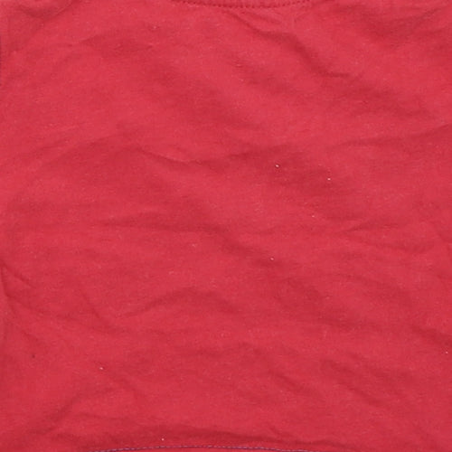Pumpkin Patch Boys Red   Basic T-Shirt Size 0-3 Months