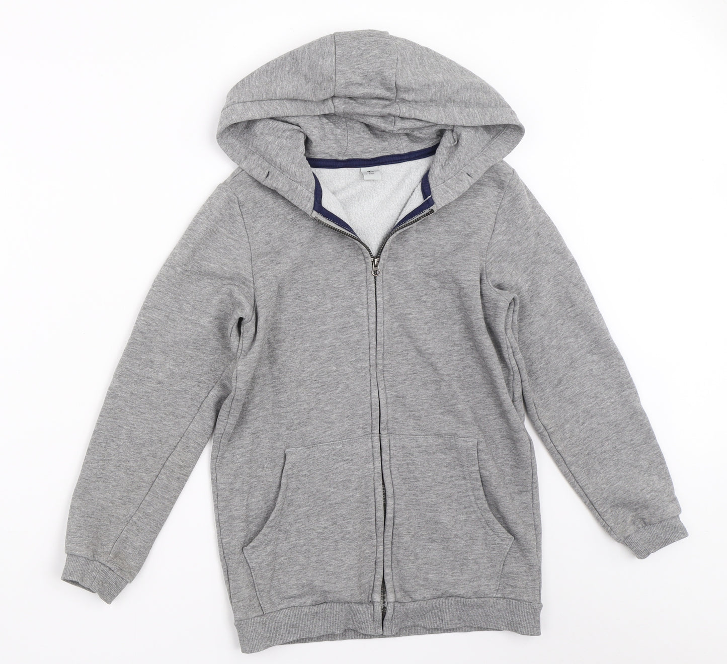 TU Boys Grey   Full Zip Hoodie Size 10 Years