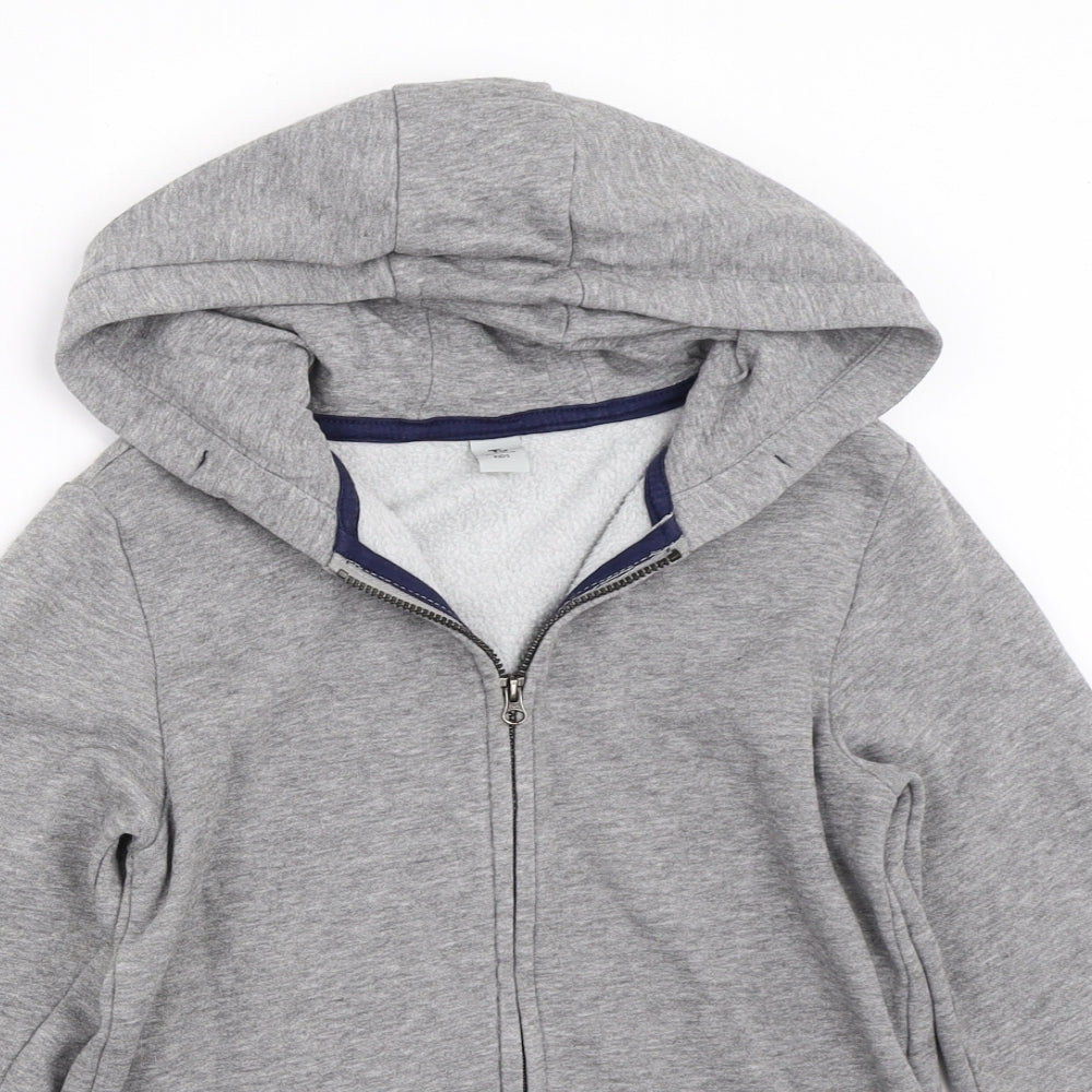TU Boys Grey   Full Zip Hoodie Size 10 Years