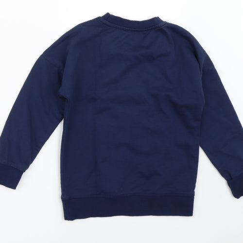 Preworn Boys Blue   Pullover Sweatshirt Size 4 Years  - christmas