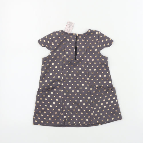 Catherine Malandrino Girls Grey   A-Line  Size 24 Months