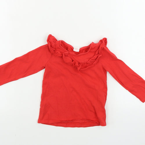 H&M  Baby Red   Pullover T-Shirt Size 12-18 Months