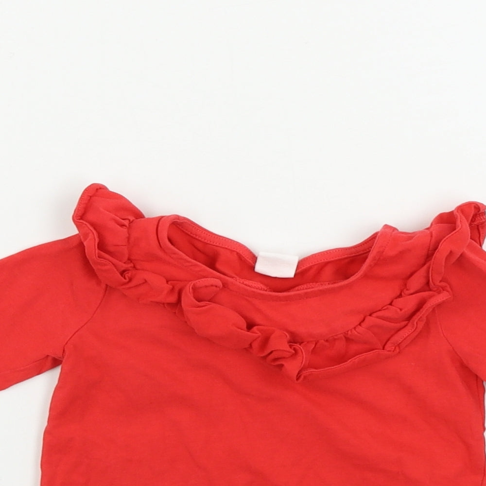 H&M  Baby Red   Pullover T-Shirt Size 12-18 Months
