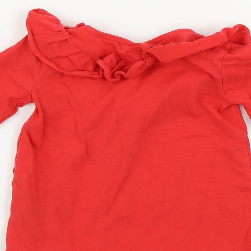 H&M  Baby Red   Pullover T-Shirt Size 12-18 Months