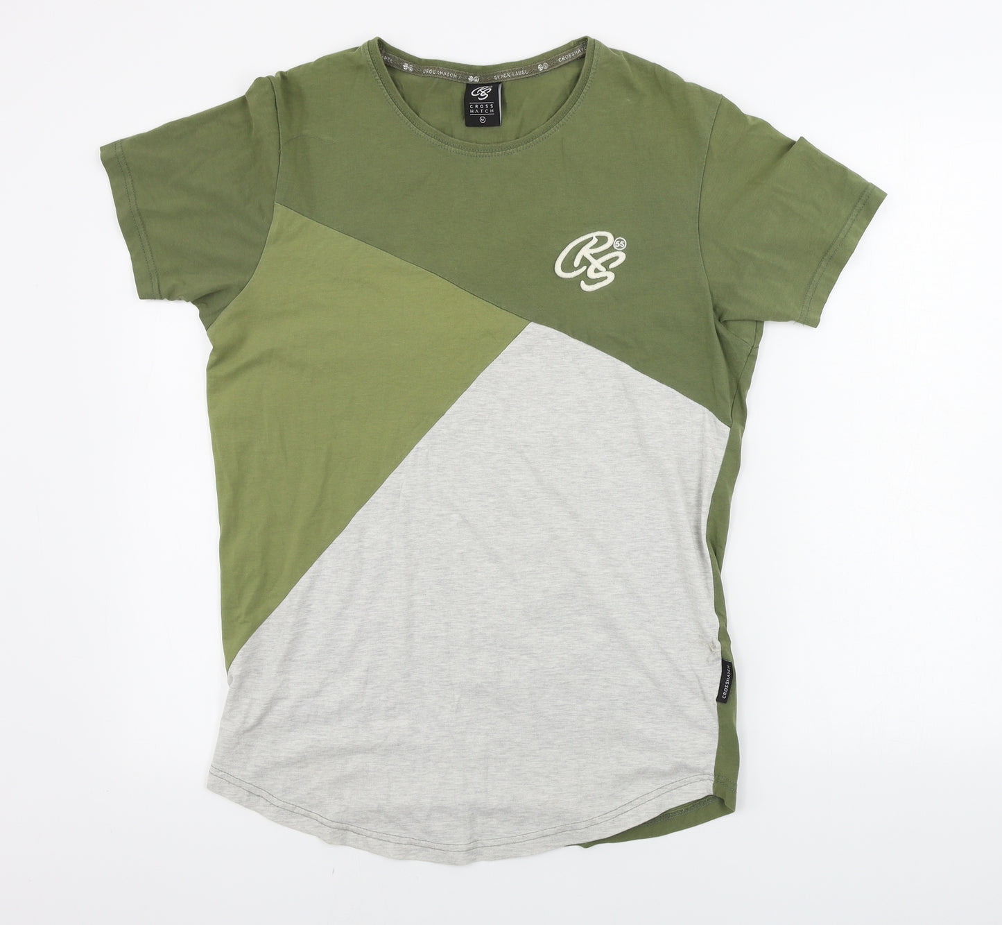 Crosshatch  Mens Green    T-Shirt Size M