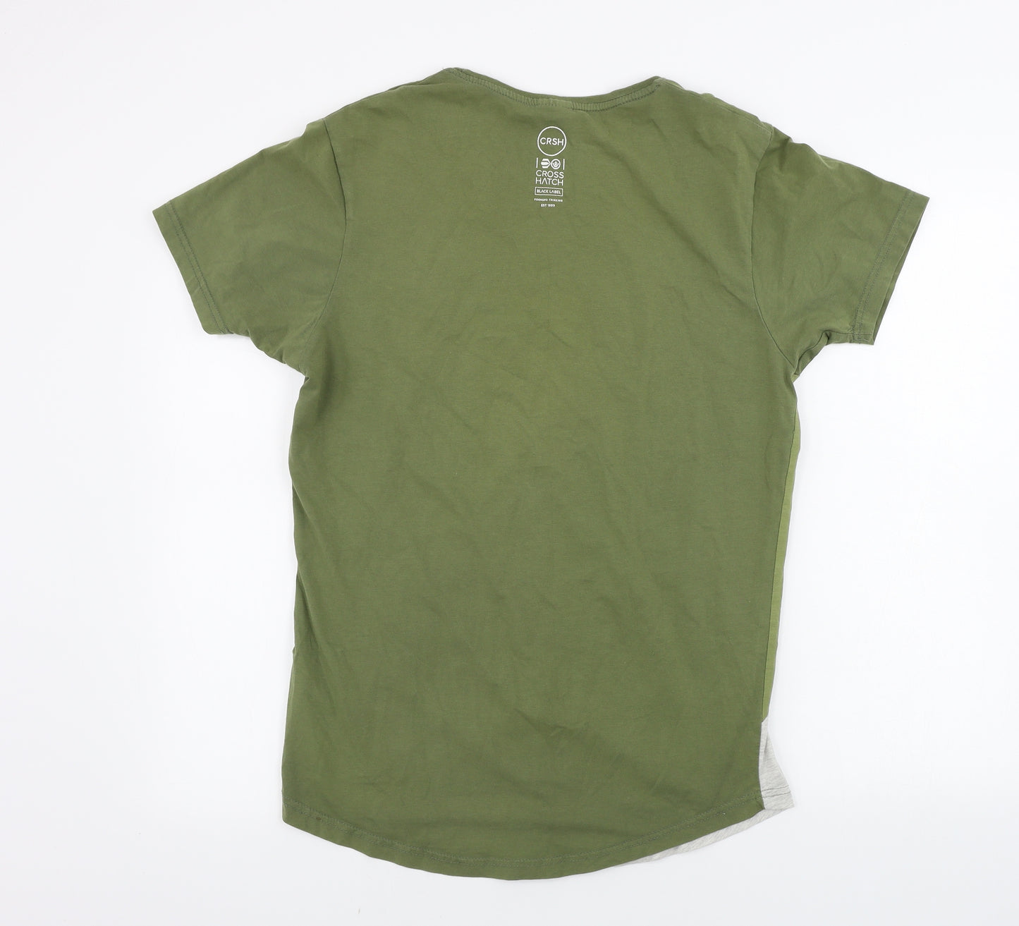Crosshatch  Mens Green    T-Shirt Size M