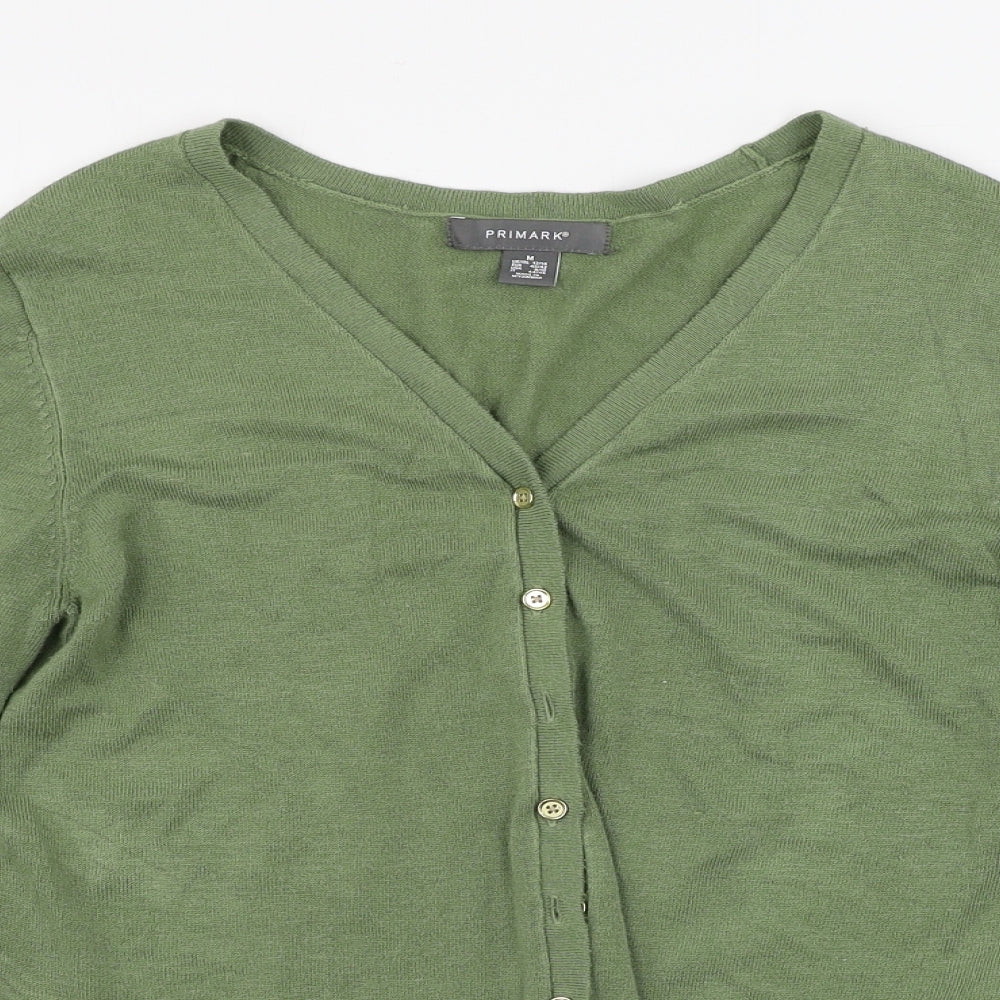 Primark  Womens Green   Cardigan Jumper Size M