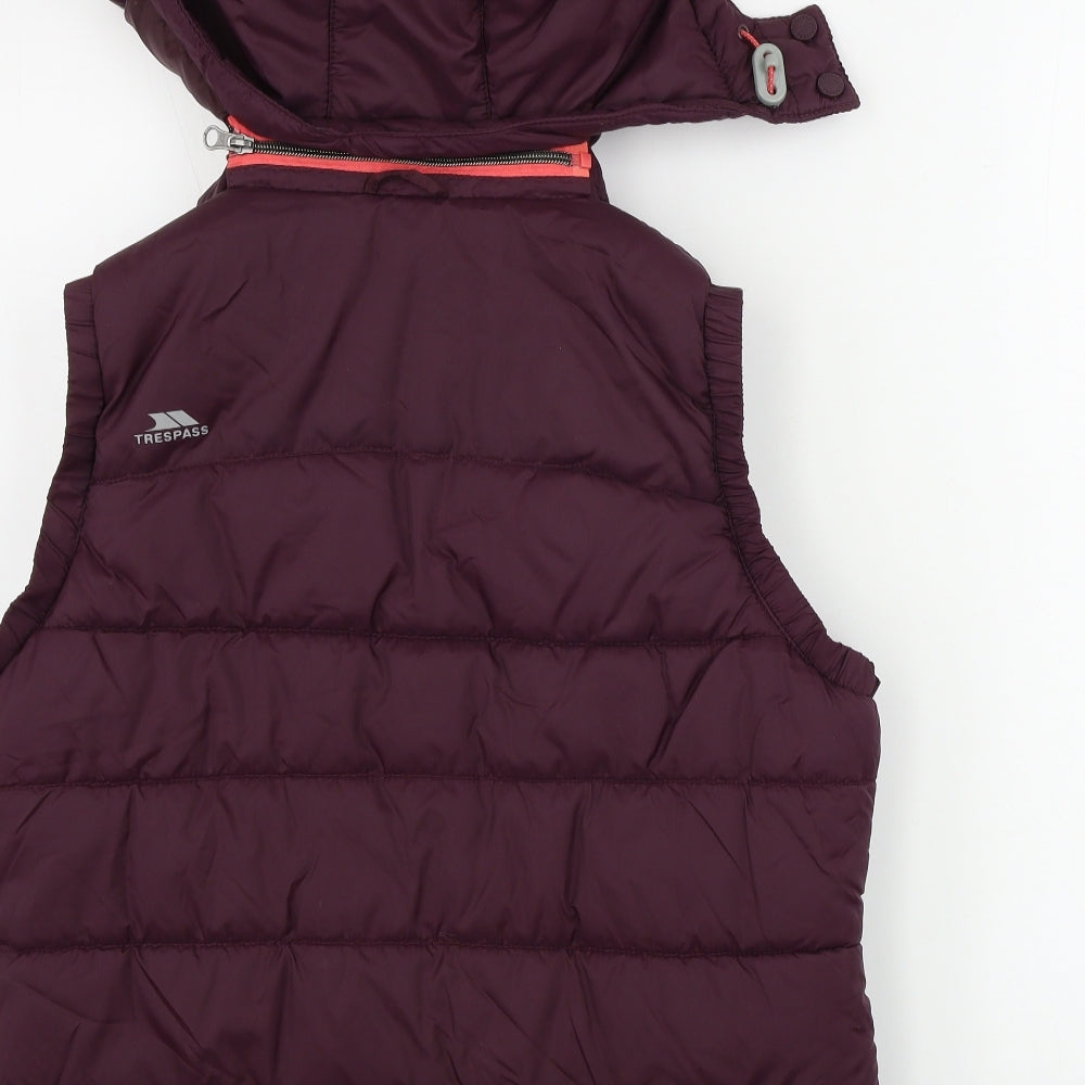 Trespass Womens Purple   Gilet Coat Size XL