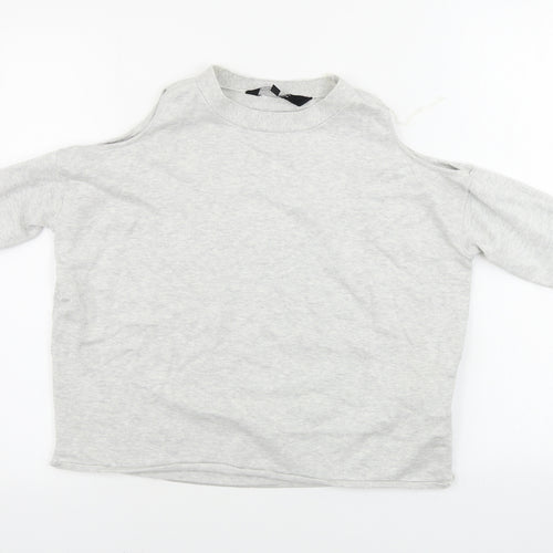New Look Girls Grey   Pullover Jumper Size 12-13 Years