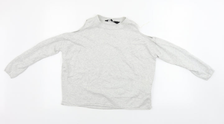 New Look Girls Grey   Pullover Jumper Size 12-13 Years
