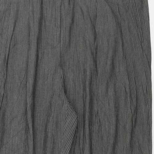 Phase Eight Womens Grey Striped  Trousers  Size 12 L23 in