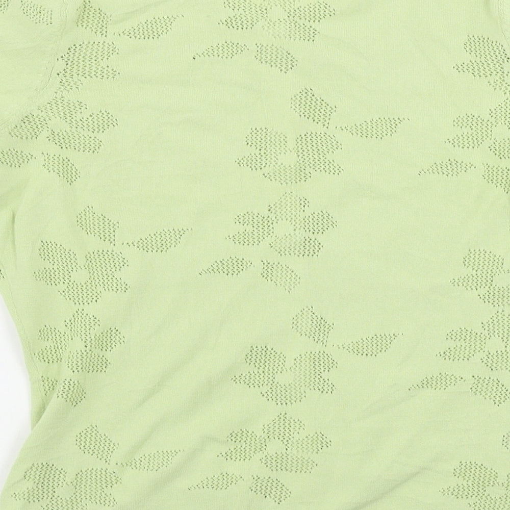 Pringle Womens Green   Basic Button-Up Size XS