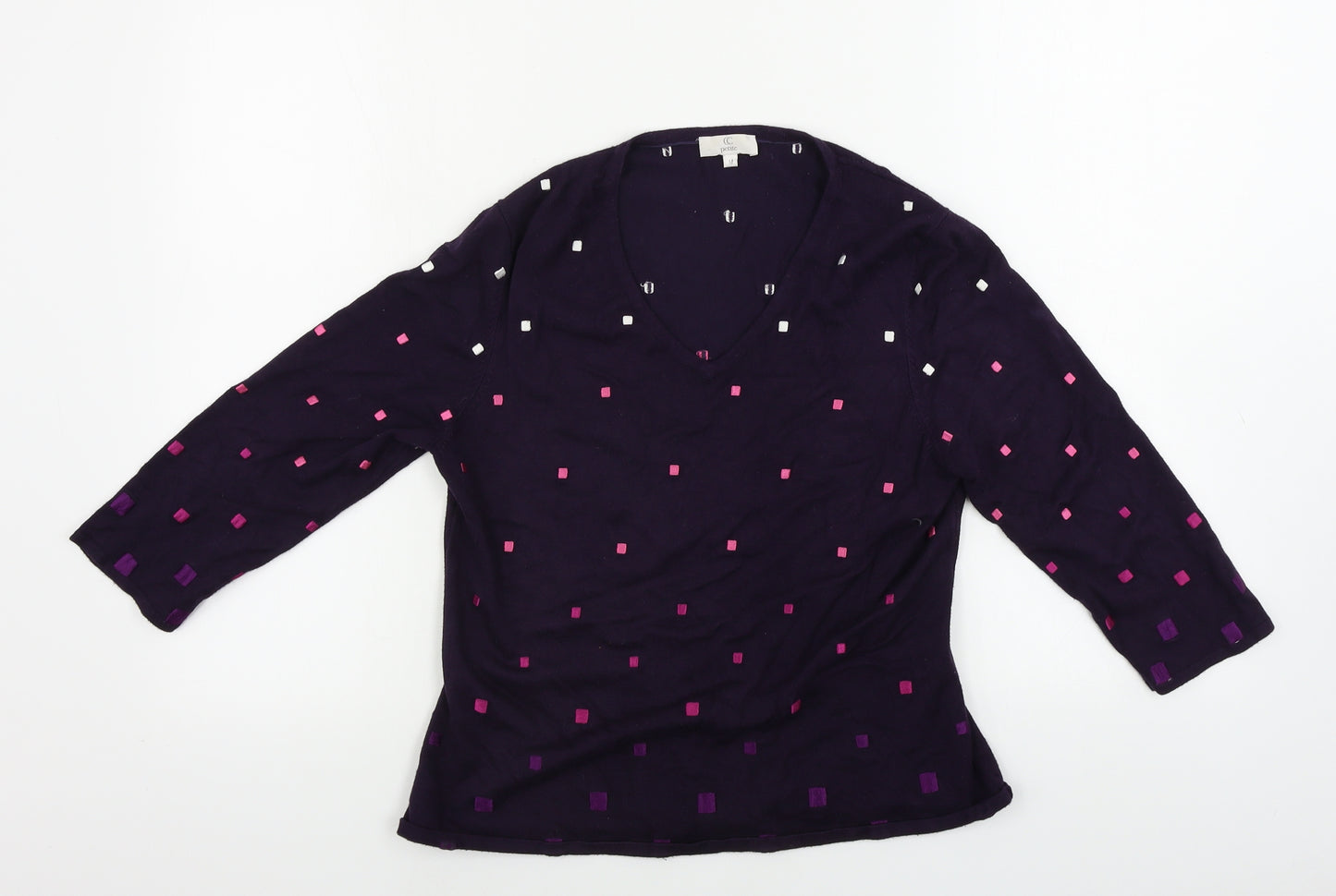 Country Casuals  Womens Purple   Pullover Jumper Size M