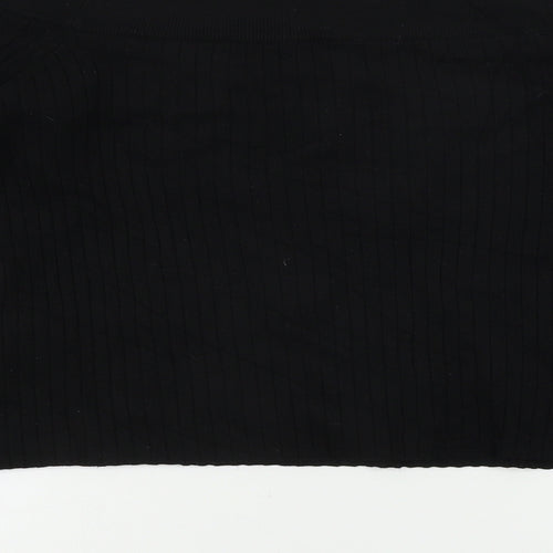 H&M  Womens Black Houndstooth  Pullover Jumper Size L