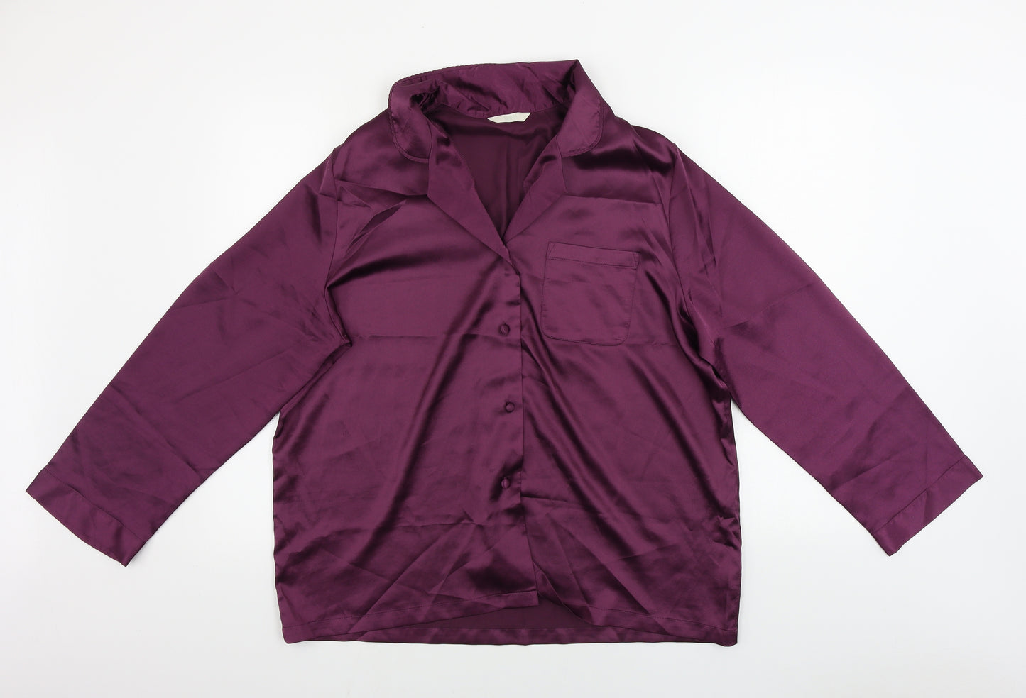 Marks and Spencer  Womens Purple   Top Pyjama Top Size 16