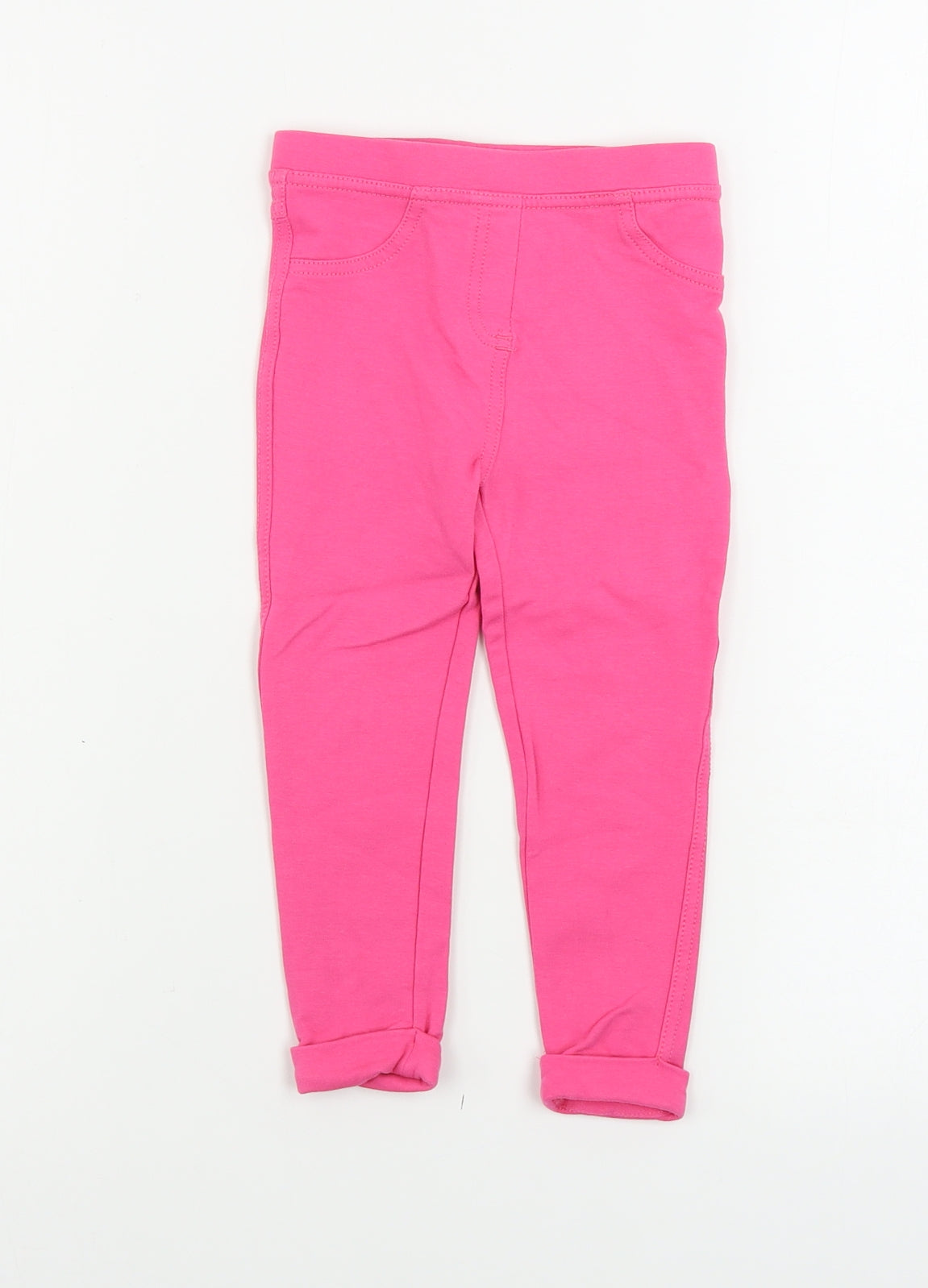 Matalan  Girls Pink   Jogger Leggings Size 18 Months