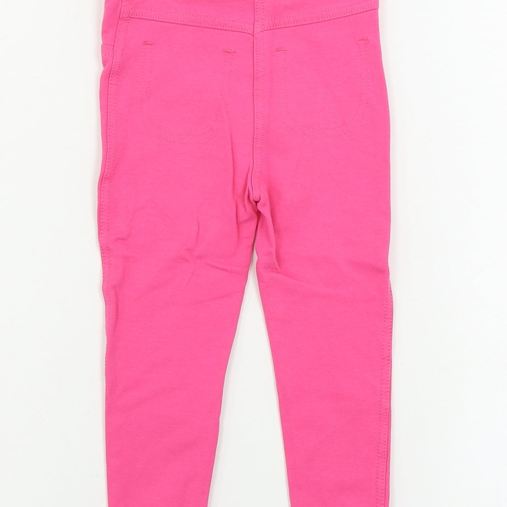 Matalan  Girls Pink   Jogger Leggings Size 18 Months