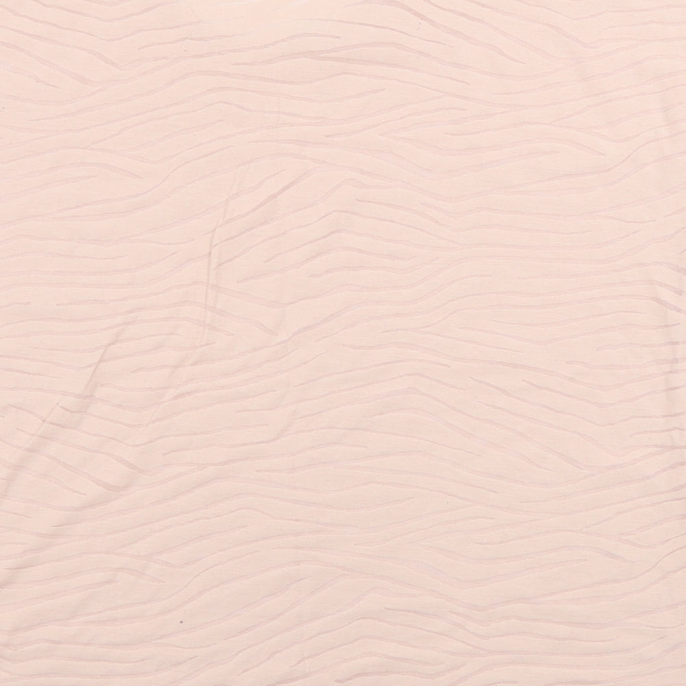 F&F  Womens Pink Animal Print  Basic T-Shirt Size 12