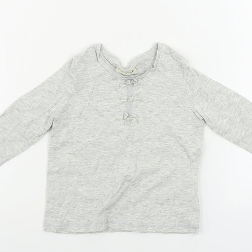 NEXT  Girls White Striped  Basic T-Shirt Size 2 Years