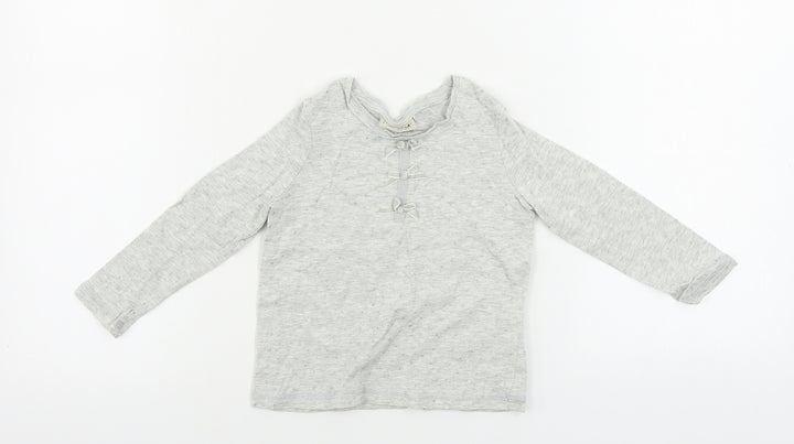 NEXT  Girls White Striped  Basic T-Shirt Size 2 Years