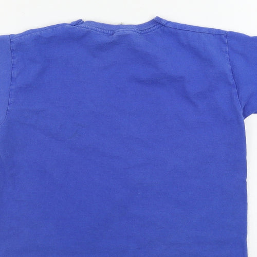 Fruit of the Loom  Boys Blue   Basic T-Shirt Size 5-6 Years